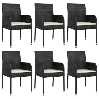 7-Delige Tuinset Met Kussens Poly Rattan 6