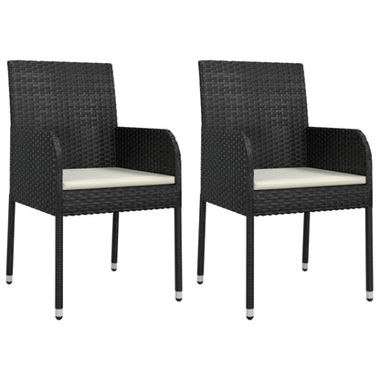 3-Delige Tuinset Met Kussens Poly Rattan 2