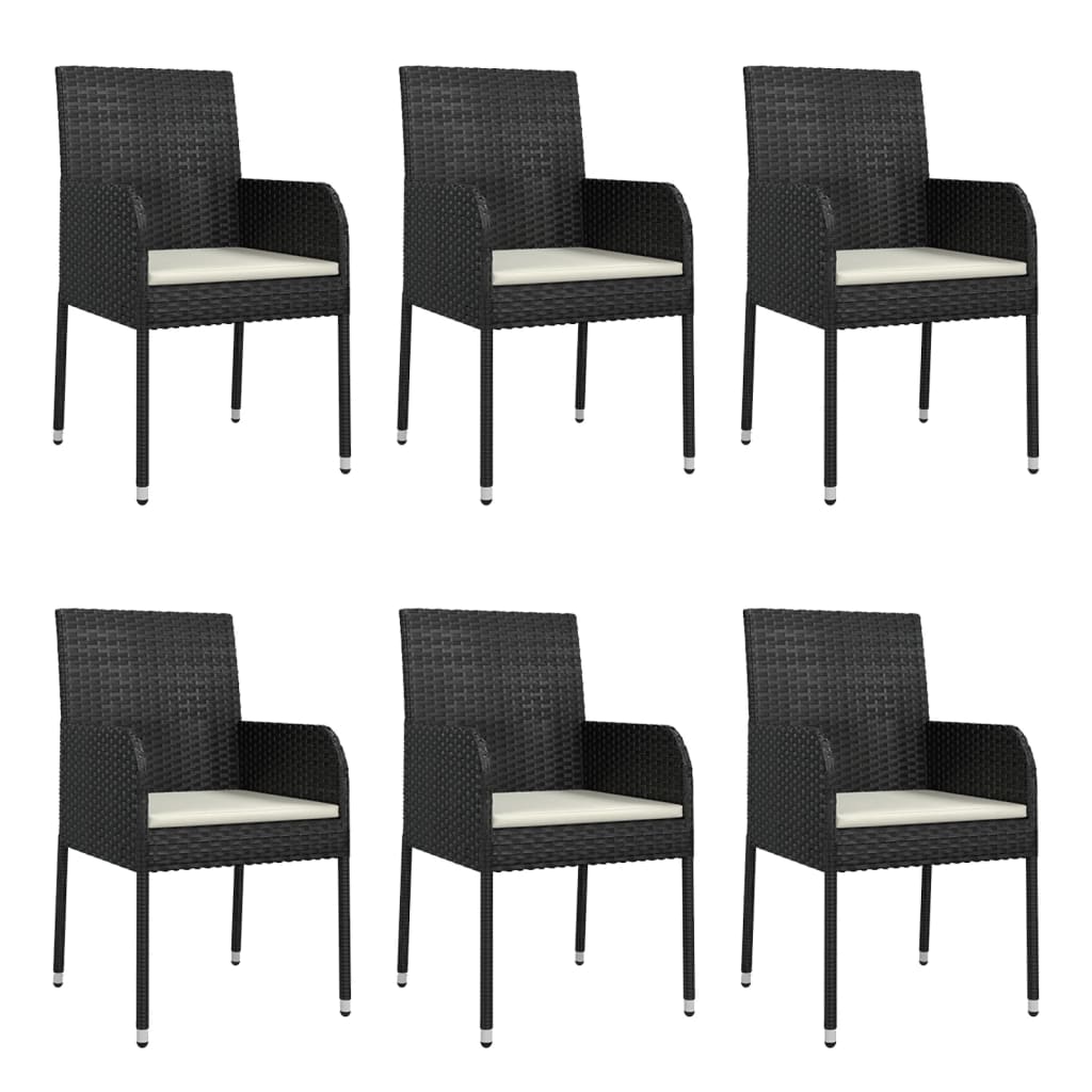 7-Delige Tuinset Met Kussens Poly Rattan 6
