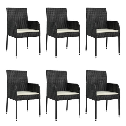 7-Delige Tuinset Met Kussens Poly Rattan 6