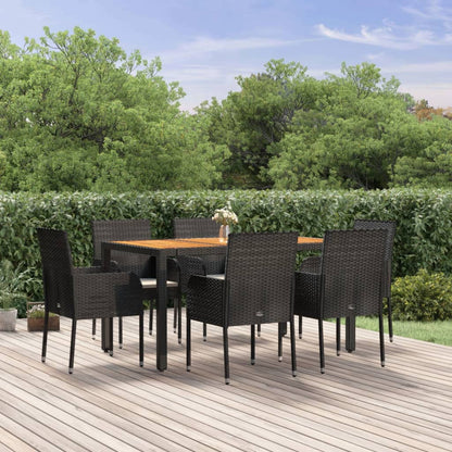 7-Delige Tuinset Met Kussens Poly Rattan 6