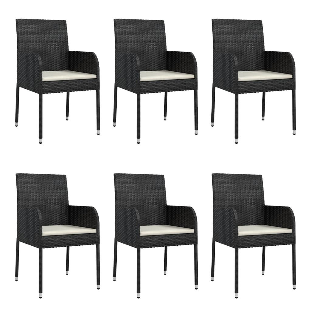 7-Delige Tuinset Met Kussens Poly Rattan 6