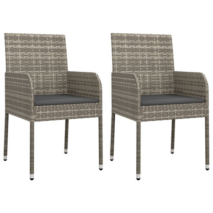3-Delige Tuinset Met Kussens Poly Rattan 2