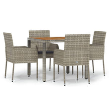 5-Delige Tuinset Met Kussens Poly Rattan 4