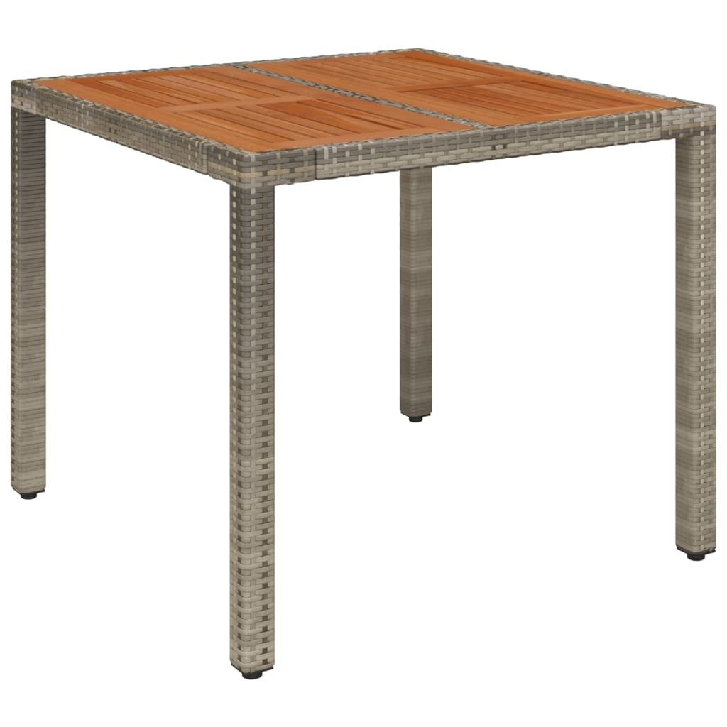 3-Delige Tuinset Met Kussens Poly Rattan Grijs 1