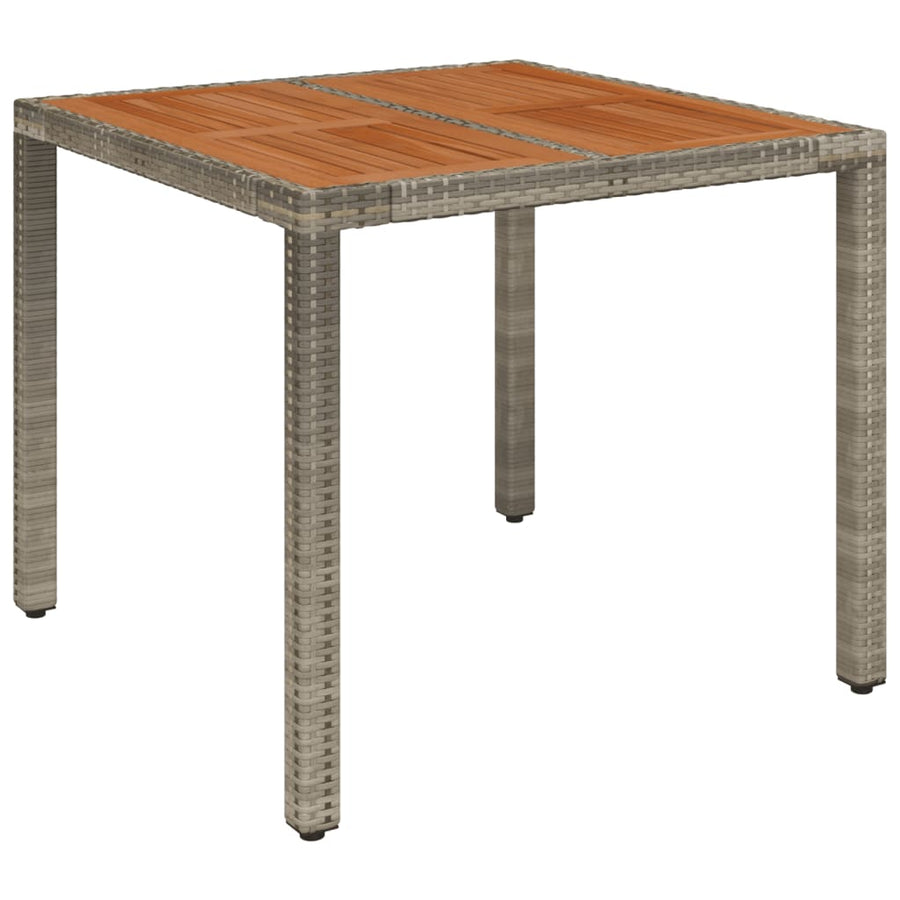 3-Delige Tuinset Met Kussens Poly Rattan Grijs 1