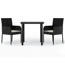 3-Delige Tuinset Met Kussens Poly Rattan 2