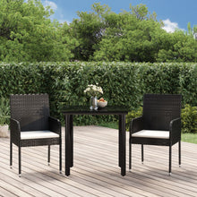3-Delige Tuinset Met Kussens Poly Rattan 2