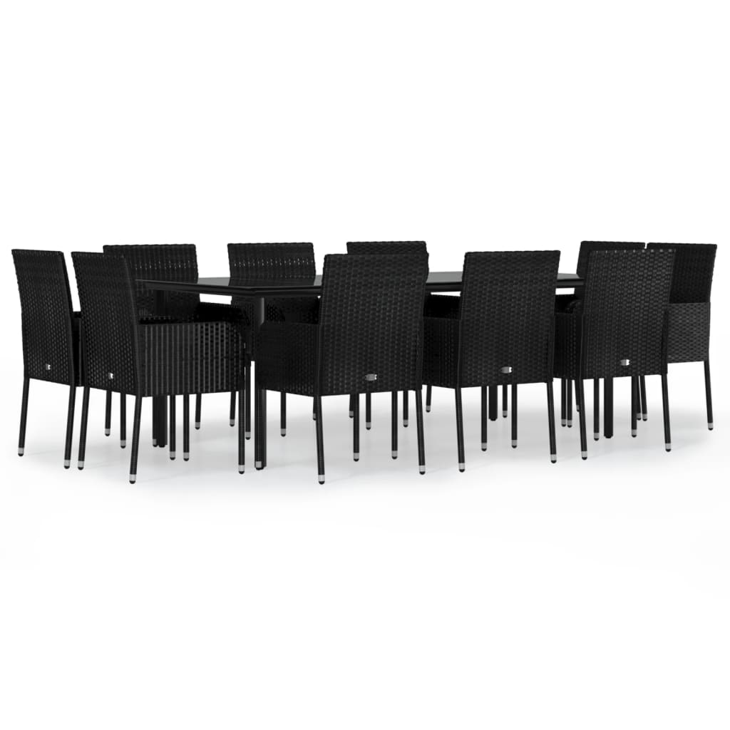 11-Delige Tuinset Met Kussens Poly Rattan 10