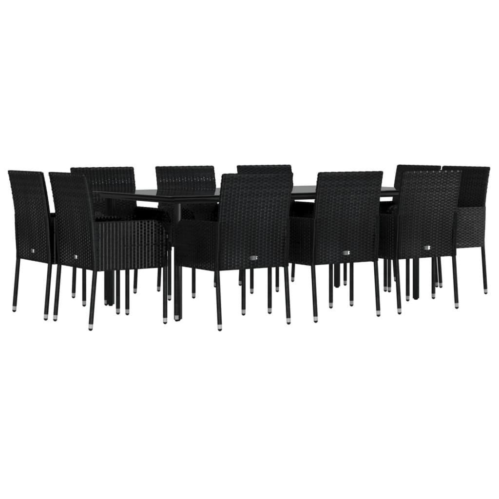 11-Delige Tuinset Met Kussens Poly Rattan 10