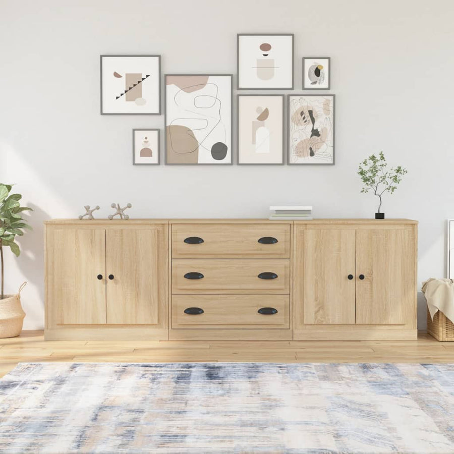Dressoirs Bewerkt Hout Sonoma eiken