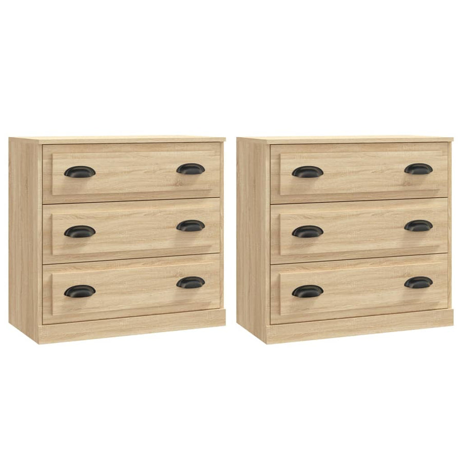 Dressoirs Bewerkt Hout Kleurig Sonoma eiken