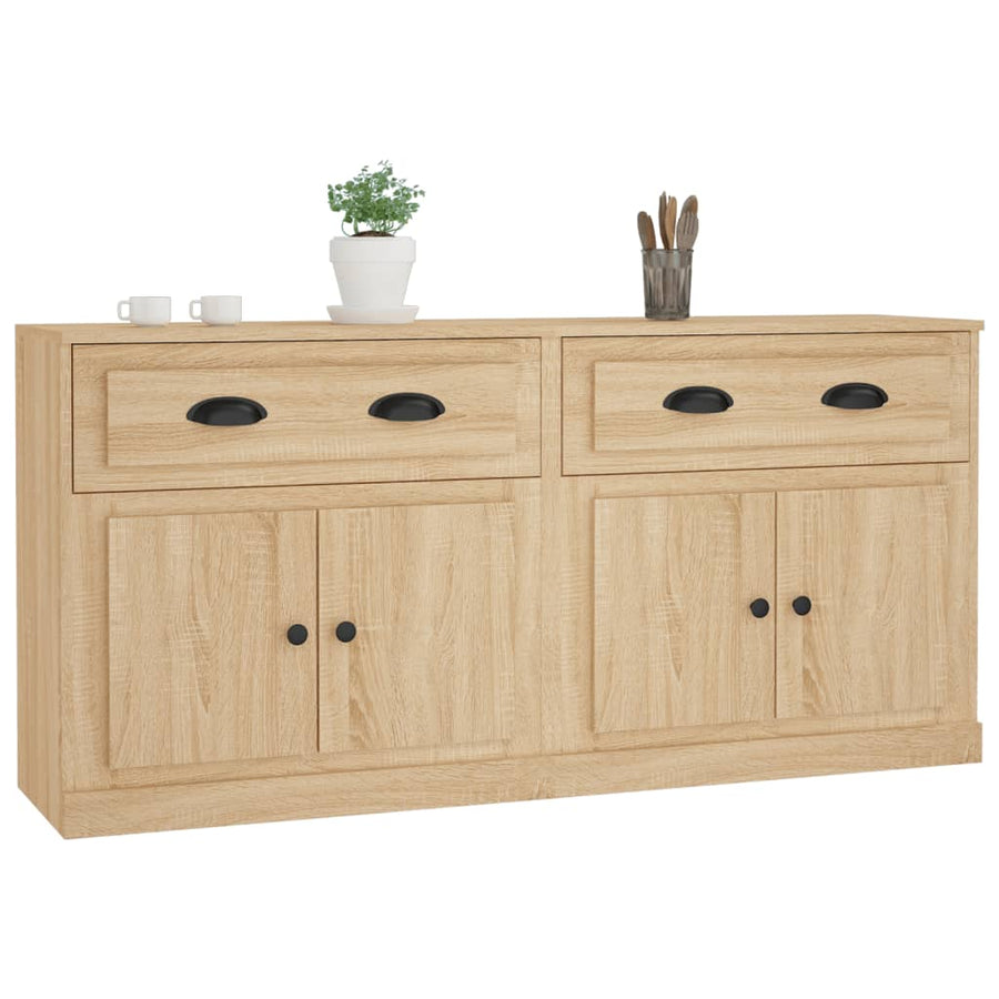 Dressoirs Bewerkt Hout Kleurig Sonoma eiken