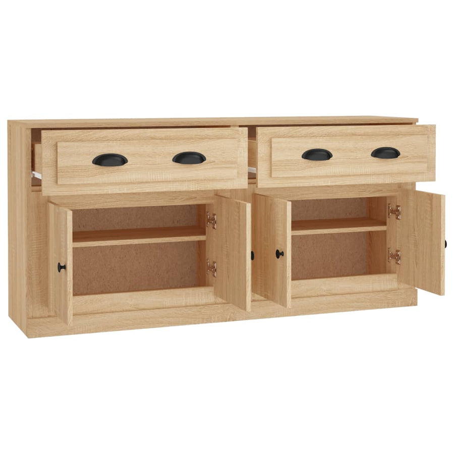 Dressoirs Bewerkt Hout Kleurig Sonoma eiken