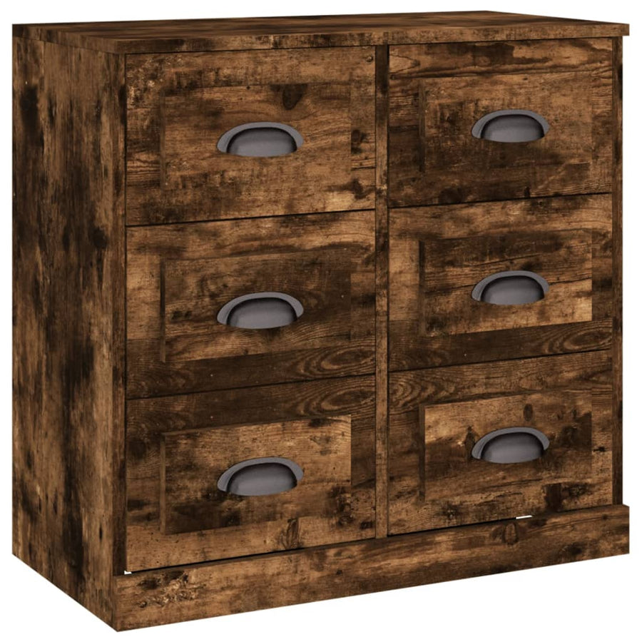 Dressoirs Bewerkt Hout Kleurig Gerookt eiken