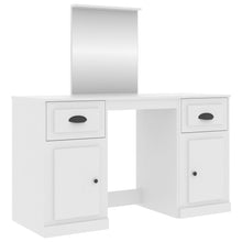 Kaptafel Met Spiegel 130X50X132,5 Cm Wit