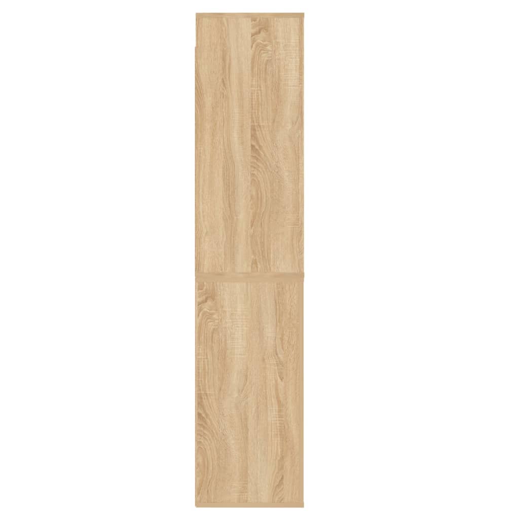 Hoge Kast Bewerkt Hout Sonoma Eikenkleurig