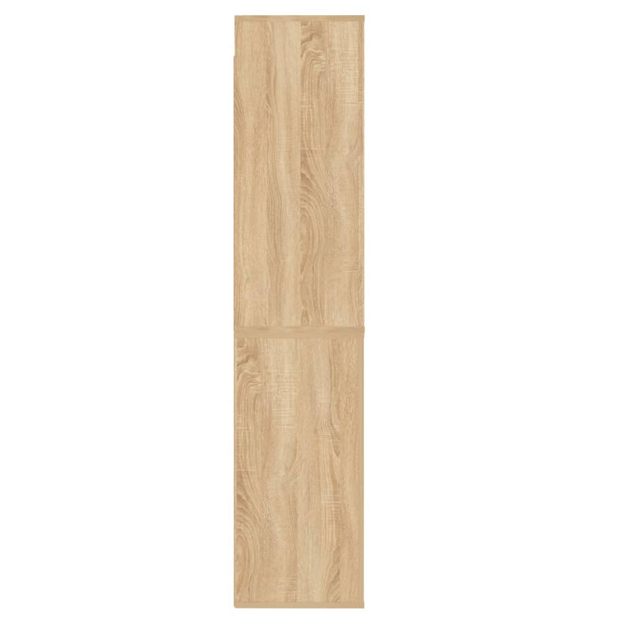 Hoge Kast Bewerkt Hout Sonoma Eikenkleurig