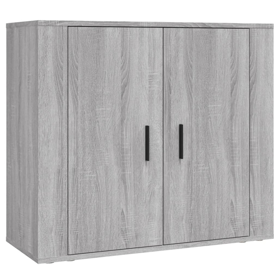 Hoge Kast Bewerkt Hout Grijs Sonoma Eikenkleurig 1