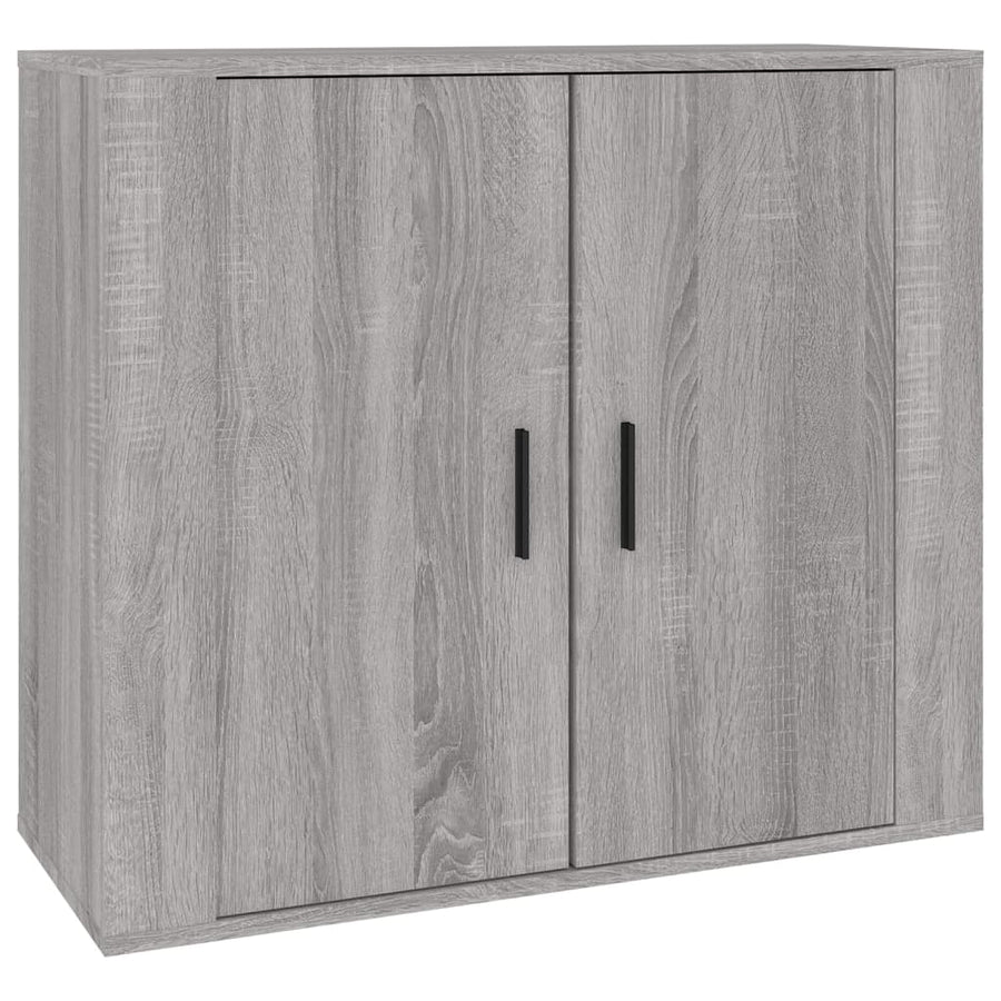 Dressoirs 3 st bewerkt hout grijs sonoma eikenkleurig