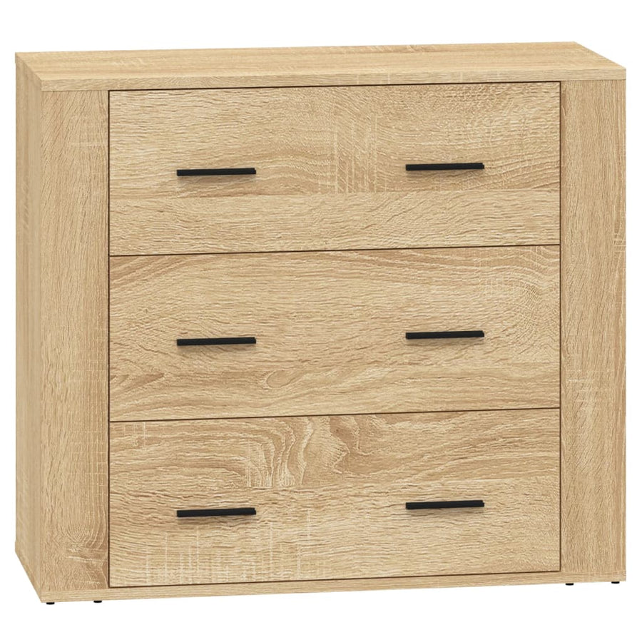 Dressoirs 2 St Bewerkt Hout Sonoma Eikenkleurig