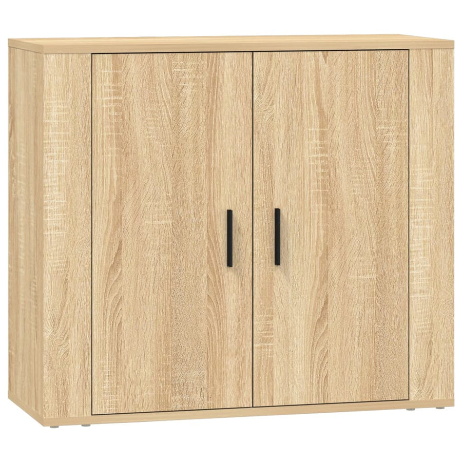 Dressoirs 3 st bewerkt hout sonoma eiken Sonoma eiken