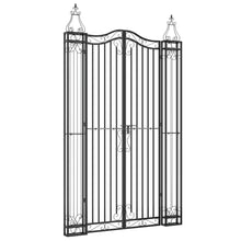 Poort Smeedijzer Zwart 121 x 8 x 200 cm