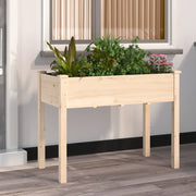 Plantenbak massief vurenhout 118x59x76 cm
