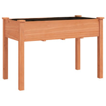 Plantenbak Met Voering 118X59X76 Cm Massief Vurenhout Bruin