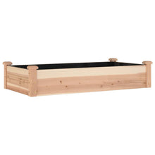 Plantenbak Verhoogd Met Voering 120X60X25 Cm Massief Vurenhout