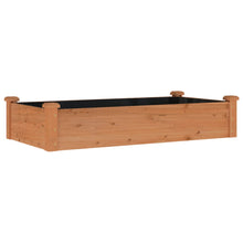 Plantenbak Verhoogd Met Voering 120X60X25 Cm Vurenhout Bruin