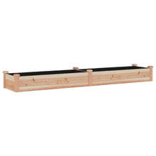 Plantenbak Verhoogd Met Voering 240X45X25 Cm Massief Vurenhout