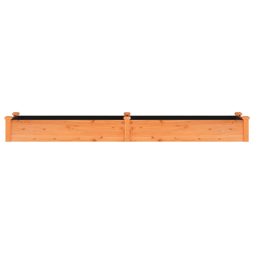 Plantenbak Verhoogd Met Voering 240X45X25 Cm Vurenhout Bruin