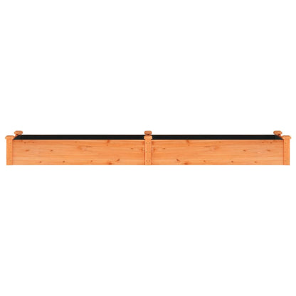 Plantenbak Verhoogd Met Voering 240X45X25 Cm Vurenhout Bruin