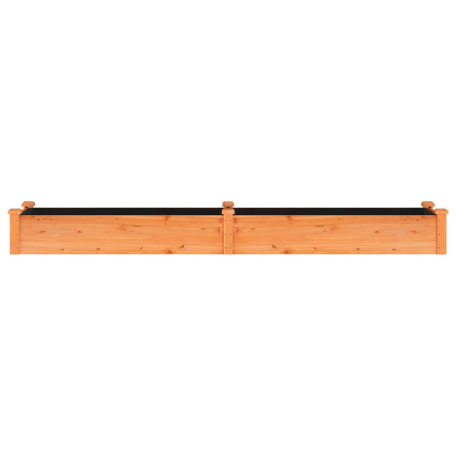 Plantenbak Verhoogd Met Voering 240X45X25 Cm Vurenhout Bruin