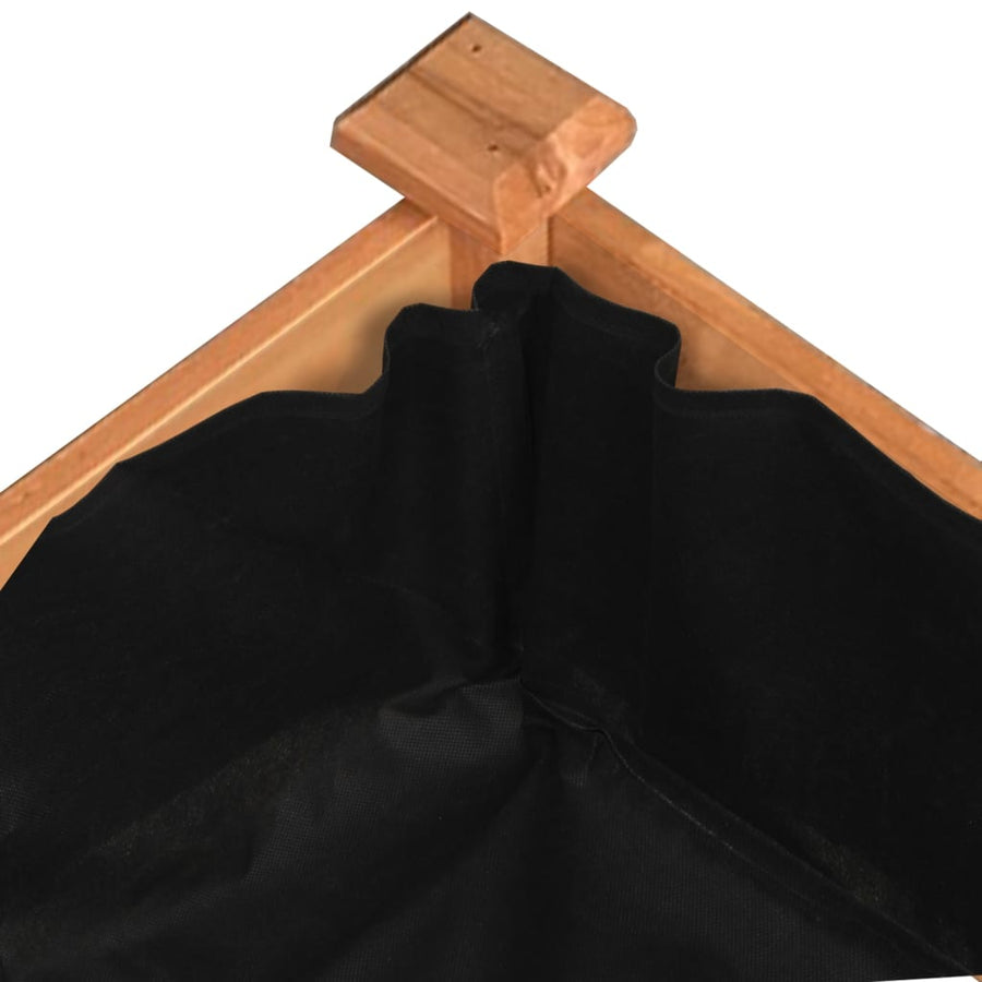 Plantenbak Verhoogd Met Voering 240X45X25 Cm Vurenhout Bruin