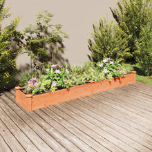 Plantenbak Verhoogd Met Voering 240X45X25 Cm Vurenhout Bruin