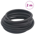 Luchtslang hybride 0,6'' 2 m rubber en pvc zwart
