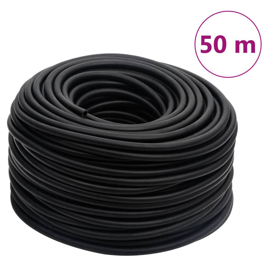 Luchtslang hybride 0,6'' 50 m rubber en PVC zwart