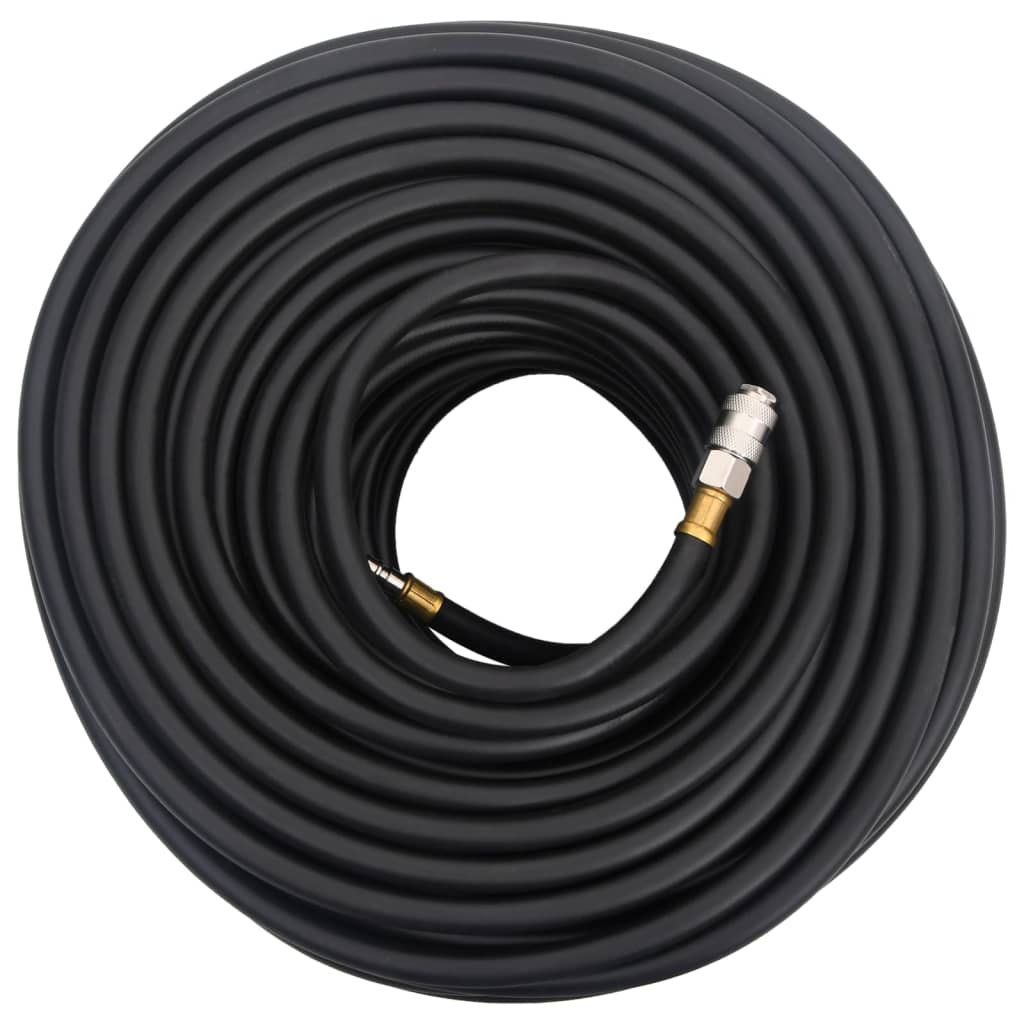 Luchtslang hybride 0,6'' 50 m rubber en PVC zwart