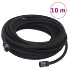 Druppelslang 0,6'' 10 m rubber zwart 10 m Zwart