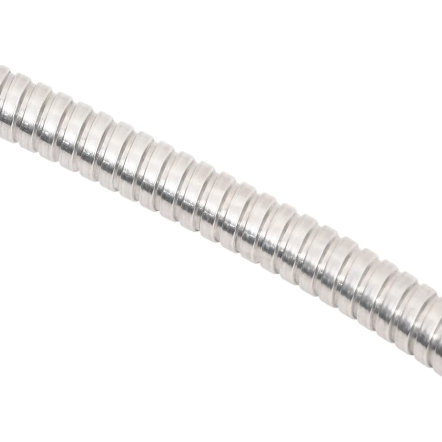 Tuinslang Met Sproeikop 0,6'' Roestvrij Staal Zilverkleur 30 m
