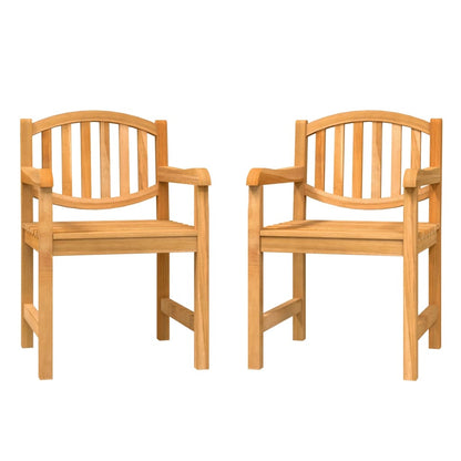 Tuinstoelen 58X59X88 Cm Massief Teakhout 2