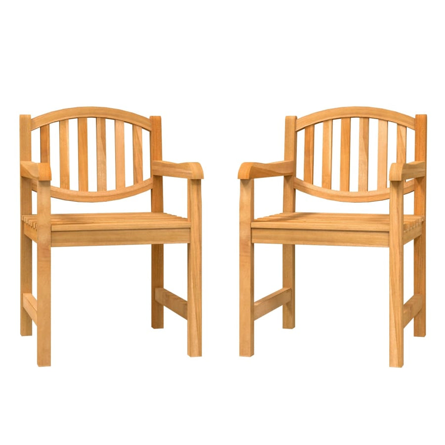 Tuinstoelen 58X59X88 Cm Massief Teakhout 2