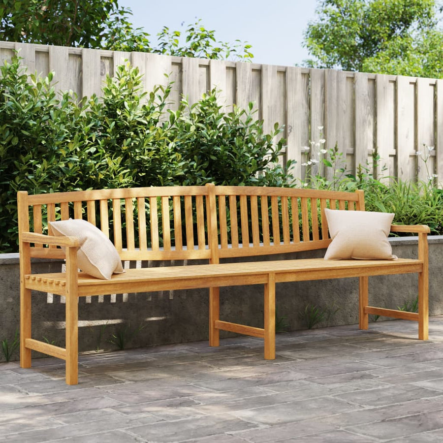 Tuinbank 228X59,5X90 Cm Massief Teakhout 228 x 59.5 x 90 cm