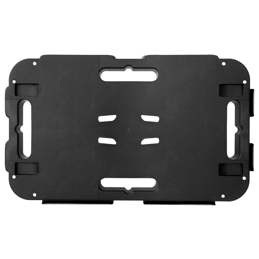 Transporttrolley 300 kg polypropeen zwart