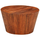 Coffee table Ø52x30 cm solid rough mango wood