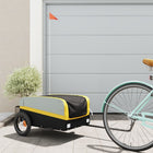 Bicycle trailer 30 kg iron black and yellow