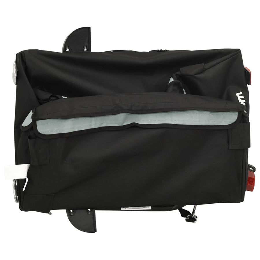 Fietstrailer 30 kg ijzer zwart en grijs 120 x 54 x 44 cm Grijs