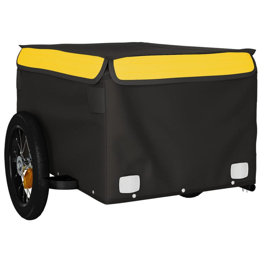 Fietstrailer 30 Kg Ijzer Zwart En 120 x 54 x 44 cm